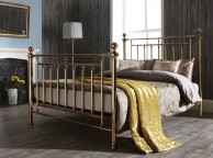 Serene Solomon 6ft Super King Size Brass Metal Bed Frame Thumbnail