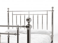 Serene Solomon 5ft King Size Nickel Metal Bed Frame Thumbnail