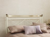 Serene Pasha 5ft King Size Ivory Metal Bed Frame Thumbnail