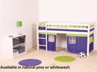 Thuka Hit 13 Childrens Mid Sleeper Bed Frame Available in Natural or Whitewash Thumbnail