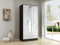 Birlea Lynx Furniture in Black with White Gloss Bundle Deal Thumbnail