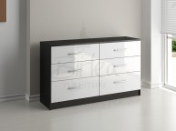 Birlea Lynx Furniture in Black with White Gloss Bundle Deal Thumbnail