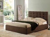 Birlea Isabella 6ft Super King Size Brown Upholstered Fabric Bed Frame Thumbnail