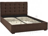 Birlea Isabella 6ft Super King Size Brown Upholstered Fabric Bed Frame Thumbnail