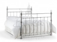 Birlea Georgina 5ft King Size Chrome Metal Bed Frame with Crystals Thumbnail