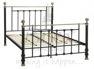 Birlea Charlotte 4ft 6 Double Black Metal Bed Frame Thumbnail