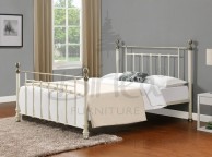 Birlea Charlotte 5ft King Size Cream Metal Bed Frame Thumbnail