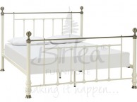 Birlea Charlotte 4ft 6 Double Cream Metal Bed Frame Thumbnail