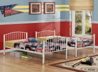 Birlea Corfu Cream Metal Bunk Bed Frame Thumbnail