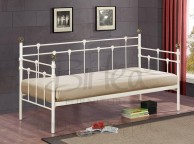 Birlea Atlas 3ft Single Cream Metal Day Bed Frame Thumbnail