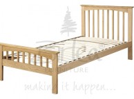 Birlea Saunton 3ft Single Solid Oak Bed Frame Thumbnail