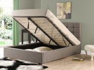 Birlea Isabella 5ft King Size Grey Upholstered Fabric Ottoman Bed Frame Thumbnail