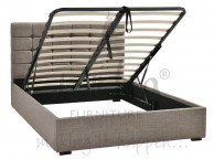 Birlea Isabella 6ft Super King Size Grey Upholstered Fabric Ottoman Bed Frame Thumbnail