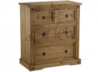 Birlea Corona Pine 2+2 Chest of Drawers Thumbnail