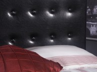 Limelight Comet 4ft6 Double Black Leather Bed Frame Thumbnail