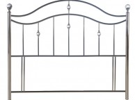 Limelight Cygnus 5ft Kingsize Chrome Metal Headboard with Crystals Thumbnail