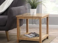 Birlea Cambridge Oak Veneer Lamp Table Thumbnail