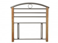 Limelight Pegasus 3ft Single Silver Metal Headboard Thumbnail