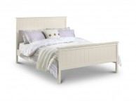 Julian Bowen Harmony 3ft Single Stone White Wooden Bed Frame Thumbnail
