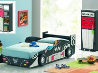 Joseph F1 Racer Black 3ft Single Car Bed Frame Thumbnail