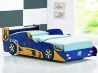Joseph F1 Racer Blue 3ft Single Car Bed Frame Thumbnail