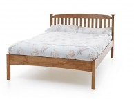 Serene Eleanor 6ft Super King Size Oak Finish Wooden Bed Frame with Low Footend Thumbnail