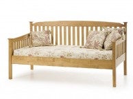 Serene Eleanor 3ft Single Oak Wooden Day Bed Frame Thumbnail