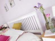 Serene Freya 4ft Small Double White Wooden Bed Frame Thumbnail