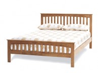 Serene Amelia 4ft6 Double Oak Finish Wooden Bed Frame Thumbnail