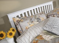 Serene Amelia 3ft Single White Wooden Bed Frame Thumbnail