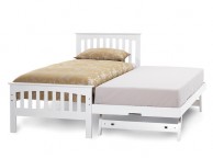 Serene Amelia 3ft Single White Wooden Guest Bed Frame Thumbnail