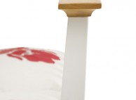 Serene Grace 4ft6 Double White Wooden Bed Frame with Low Foot End Thumbnail