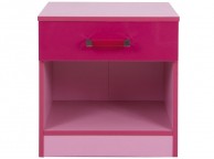 GFW Ottawa 2 Tones Gloss Pink Bedroom Set Thumbnail