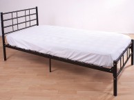 GFW Morgan 3ft Single Black Metal Bed Frame Thumbnail