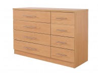 GFW Las Vegas 4 + 4 Drawer Beech Chest Thumbnail