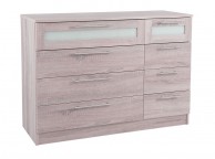 GFW Vancouver Sonoma Limed Oak 4 + 4 Drawer Chest Thumbnail