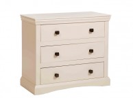 Core Quebec 3 Drawer Cream Chest Thumbnail