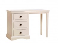 Core Quebec Cream Single Pedestal Dressing Table Thumbnail