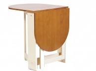 Core Jamestown Cream And Mellow Oak Oval Gateleg Dining Table Thumbnail