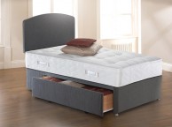 Sealy Solo Ultra Tufted 3ft6 Large Single Divan Bed Thumbnail