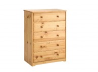 Core Balmoral Pine 5 Drawer Chest Thumbnail