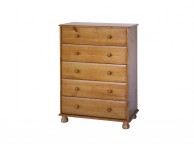 Core Dovedale Pine 5 Drawer Chest Thumbnail