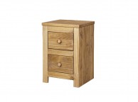 Core Hacienda Waxed  Pine 2 Drawer Petite Bedside Thumbnail