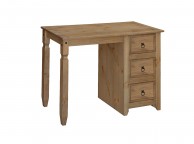 Core Mexican Pine Single Pedestal Dressing Table Thumbnail