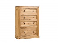 Core Corona Pine 4 Drawer Chest Thumbnail