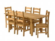 Core Corona Pine Drop Leaf Dining Table Thumbnail