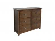 Core Boston 3 + 3  Drawer Wide Chest Thumbnail