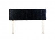 Core Milano 4ft6 Double Black Faux Leather Headboard Thumbnail
