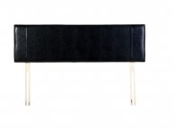 Core Milano 5ft Kingsize Black Faux Leather Headboard Thumbnail