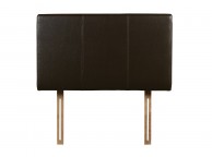 Julian Bowen Vienna 3ft Single Brown Faux Leather Headboard Thumbnail